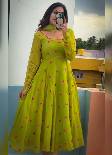 Aanchal Soft Cotton Western Anarkali Kurti With Dupatta Suppliers In India